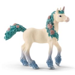 SCHLEICH - BÉBÉ LICORNE A FLEUR #70591